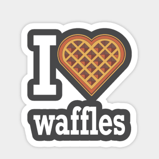 I heart waffles Sticker